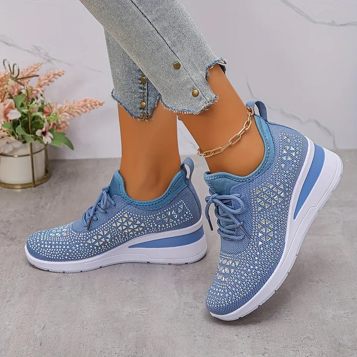 Clara - Zapatillas deportivas de mujer transpirables con plataforma