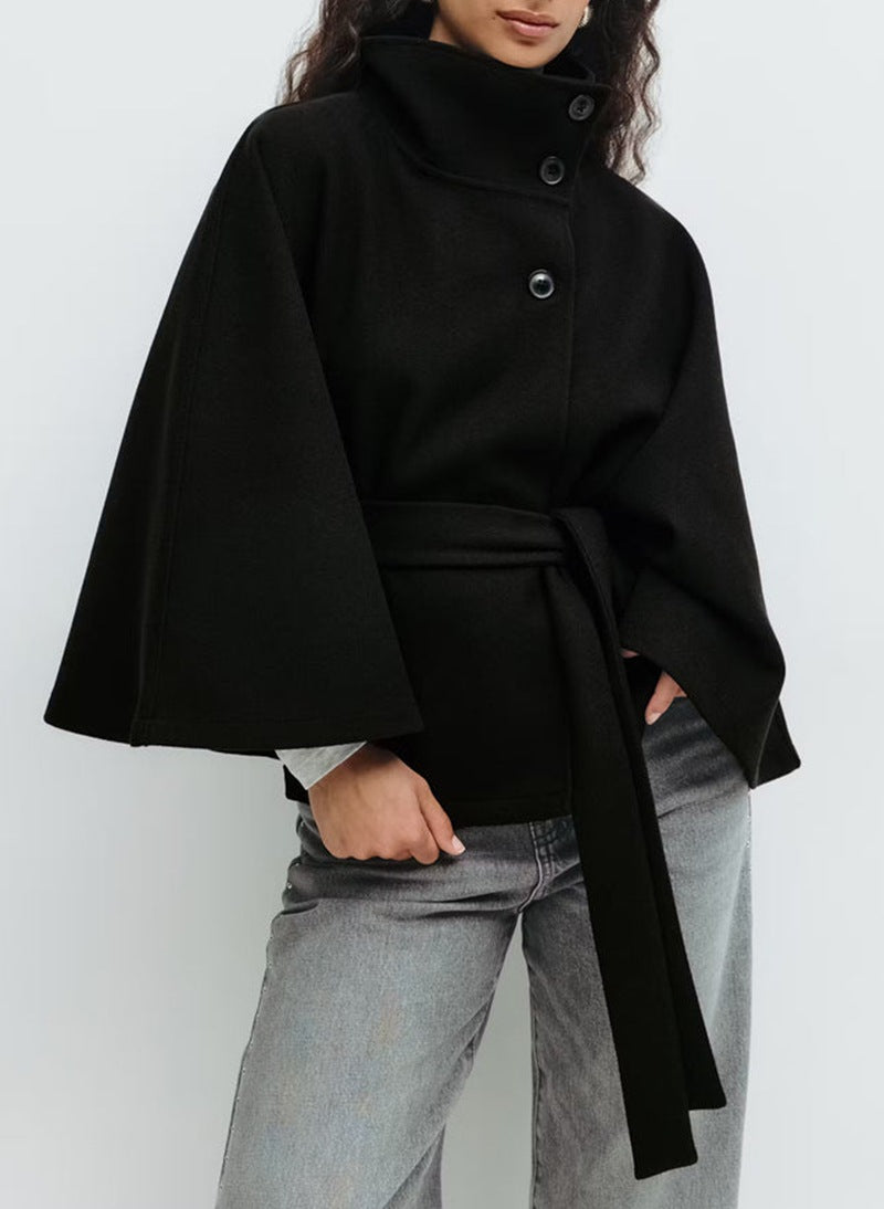 Valentina - Chaqueta de mujer con manga amplia y cinturón