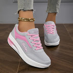 Clara - Zapatillas de mujer con plataforma y cordones