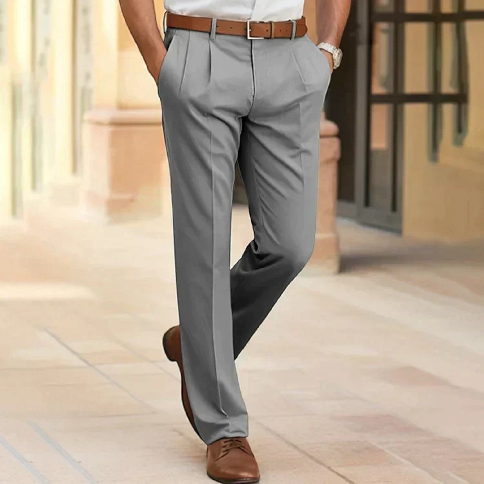 Hugo - Pantalón de hombre recto