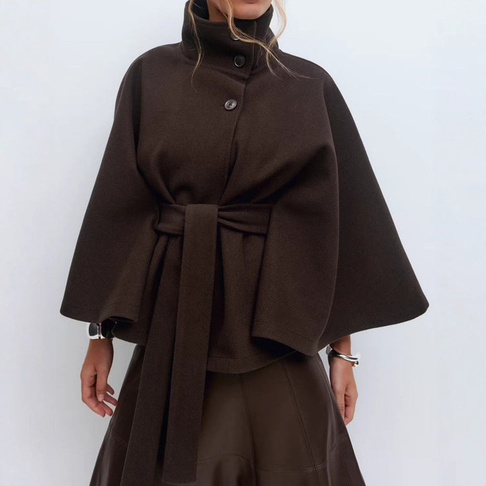 Valentina - Chaqueta de mujer con manga amplia y cinturón