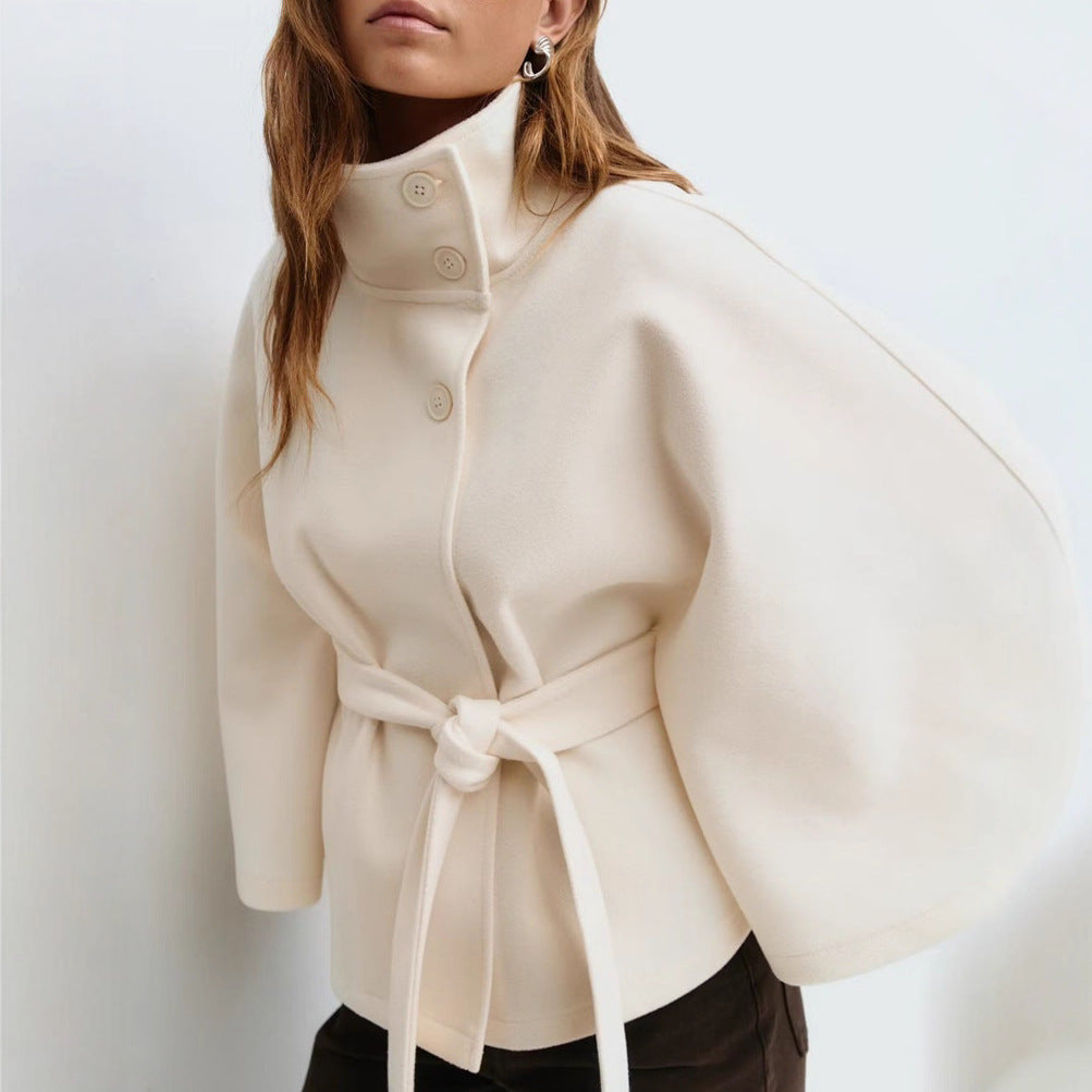 Valentina - Chaqueta de mujer con manga amplia y cinturón