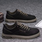 Samuel - Zapatillas de hombre con cordones y suela ergonómica
