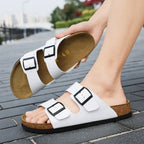 Nico - Sandalias planas con hebillas ajustables