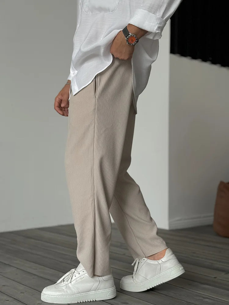 Tomasz – Pantalón plisado para hombre