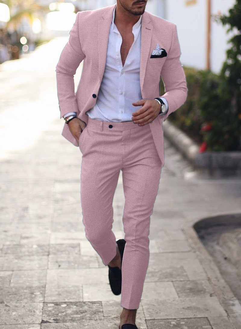 Alonso - Traje elegante y formal de dos piezas para hombre