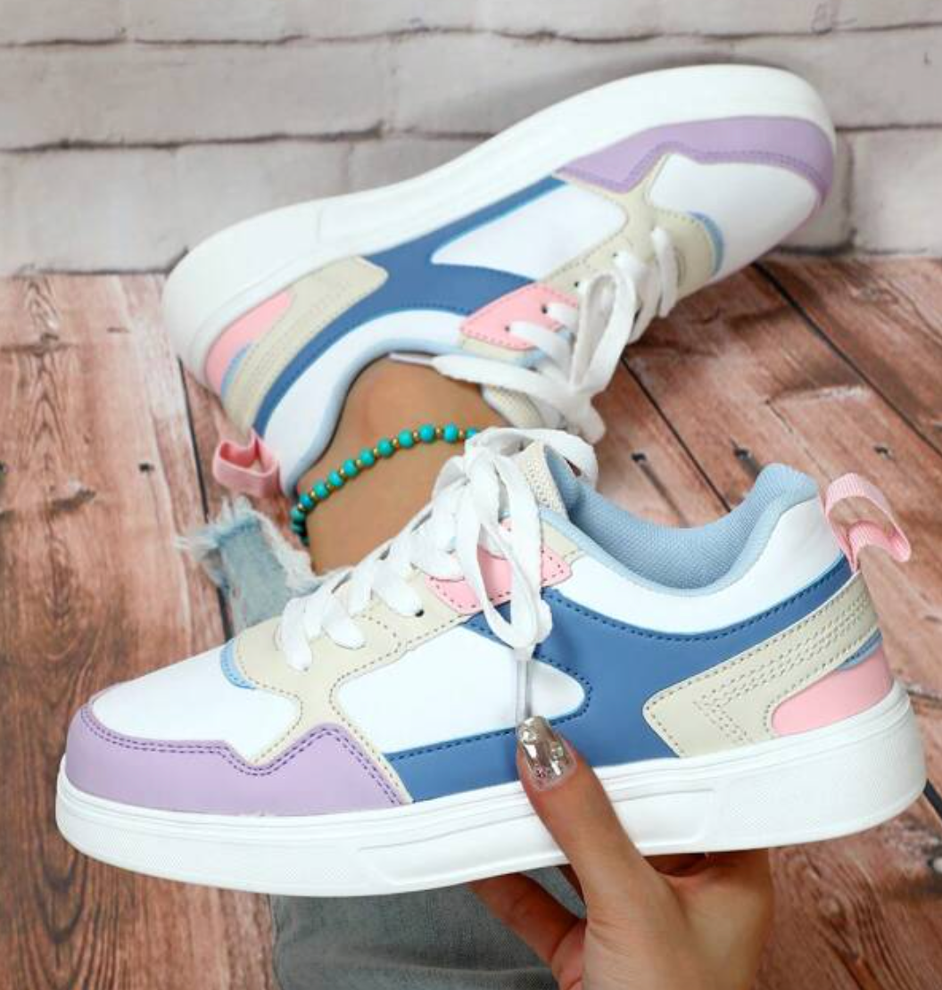 Lucía – Zapatillas casuales con diseño multicolor para mujer