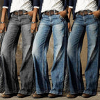 Valeria - Pantalón vaquero mujer corte acampanado