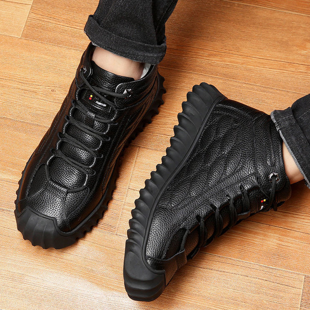 Mateo - Zapatillas de hombre impermeables con forro interior