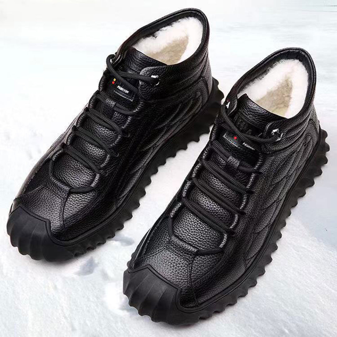 Mateo - Zapatillas de hombre impermeables con forro interior