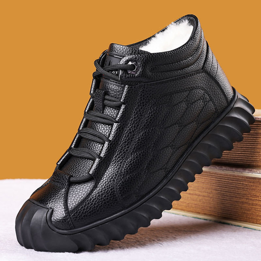 Mateo - Zapatillas de hombre impermeables con forro interior