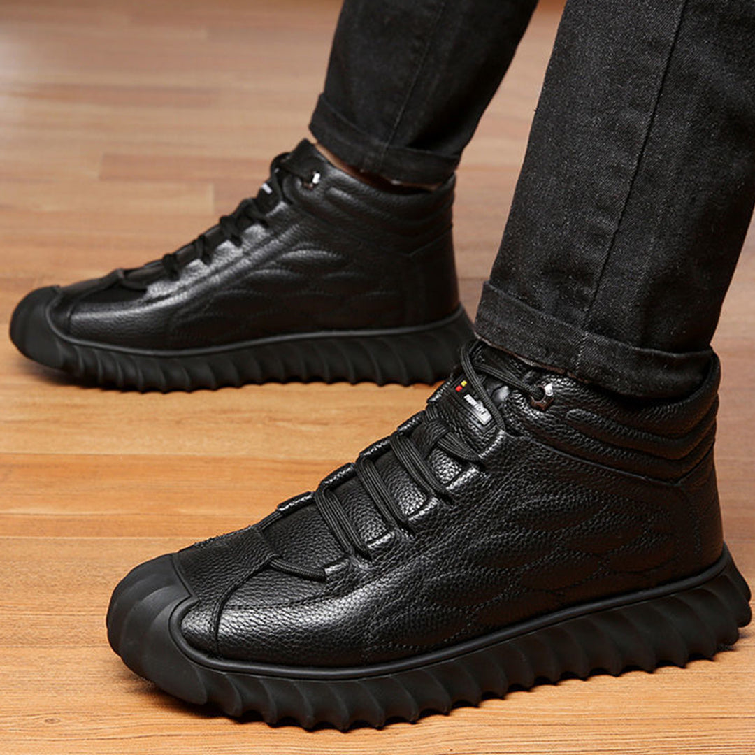 Mateo - Zapatillas de hombre impermeables con forro interior