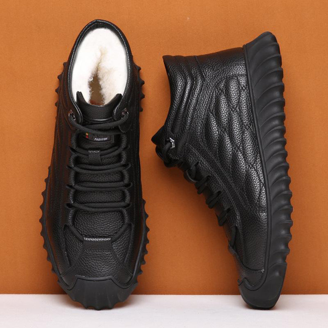 Mateo - Zapatillas de hombre impermeables con forro interior