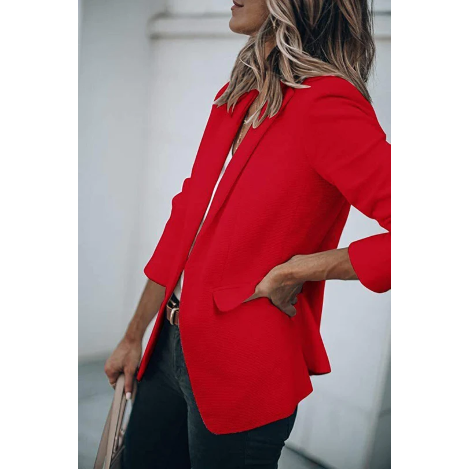 Isabella - Blazer de mujer entallado con solapa
