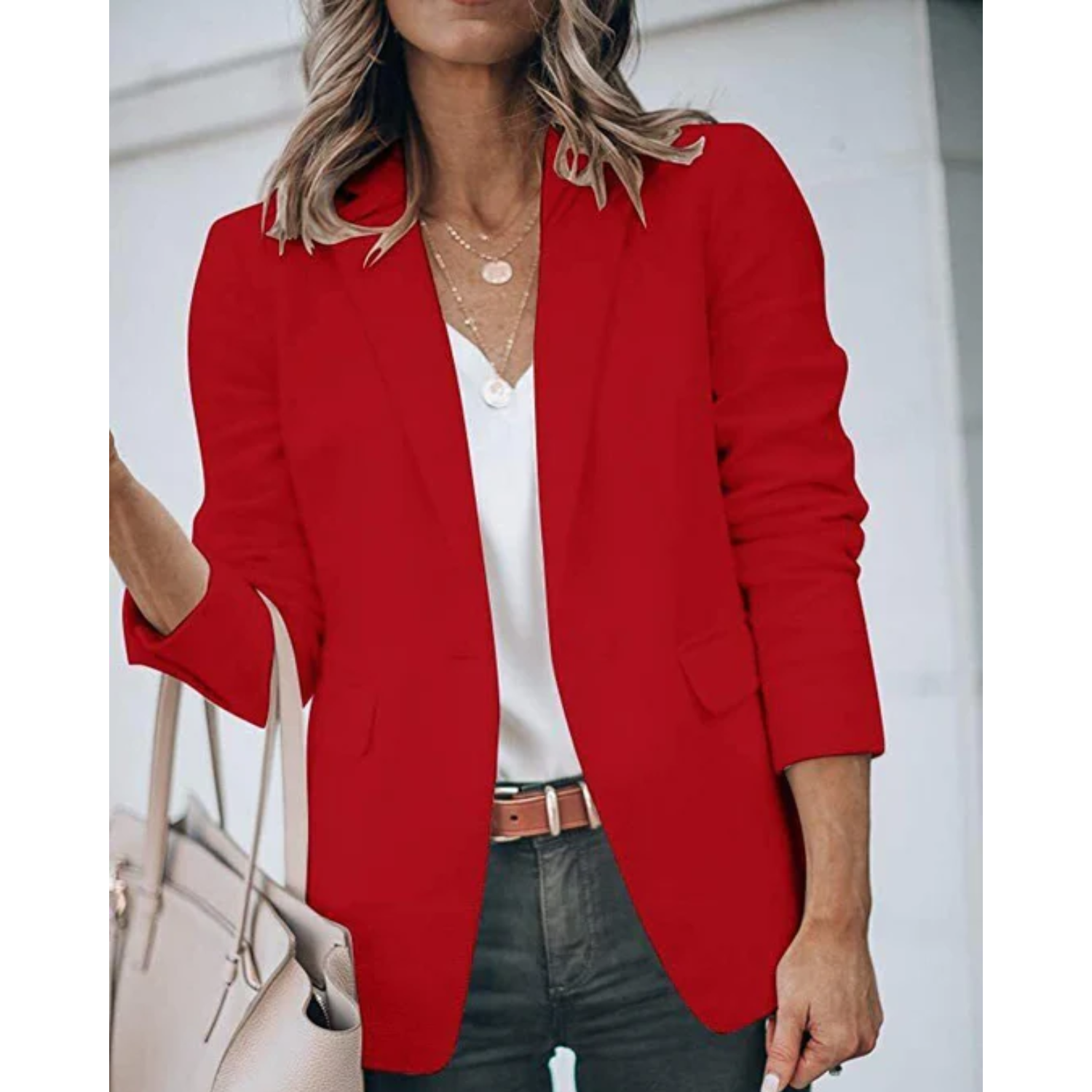 Isabella - Blazer de mujer entallado con solapa