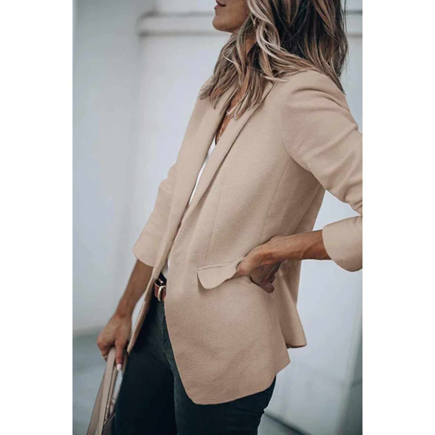 Isabella - Blazer de mujer entallado con solapa