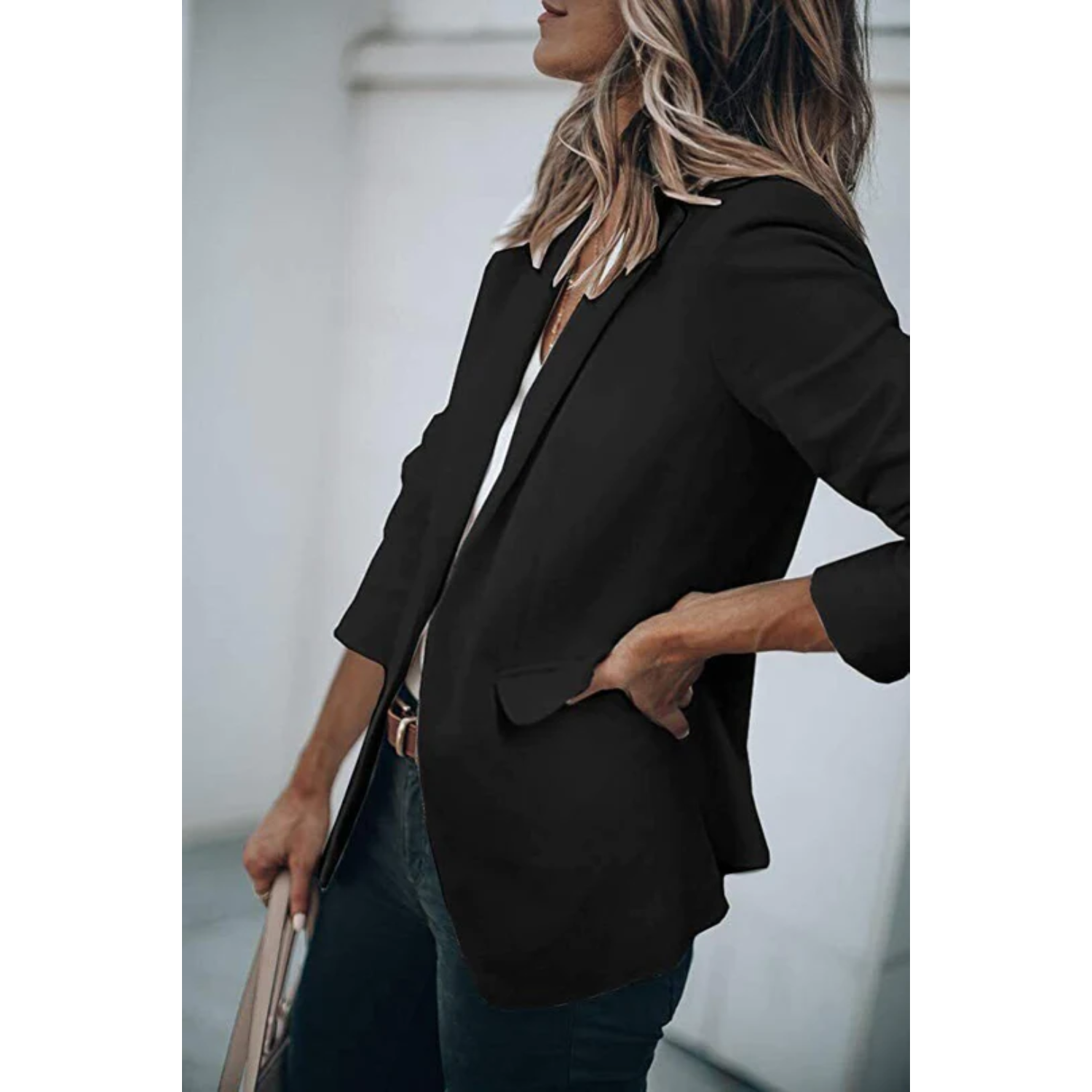 Isabella - Blazer de mujer entallado con solapa