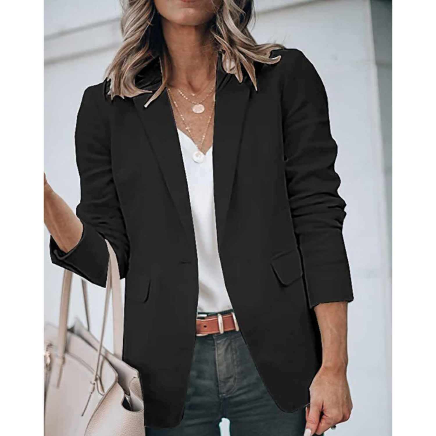 Isabella - Blazer de mujer entallado con solapa