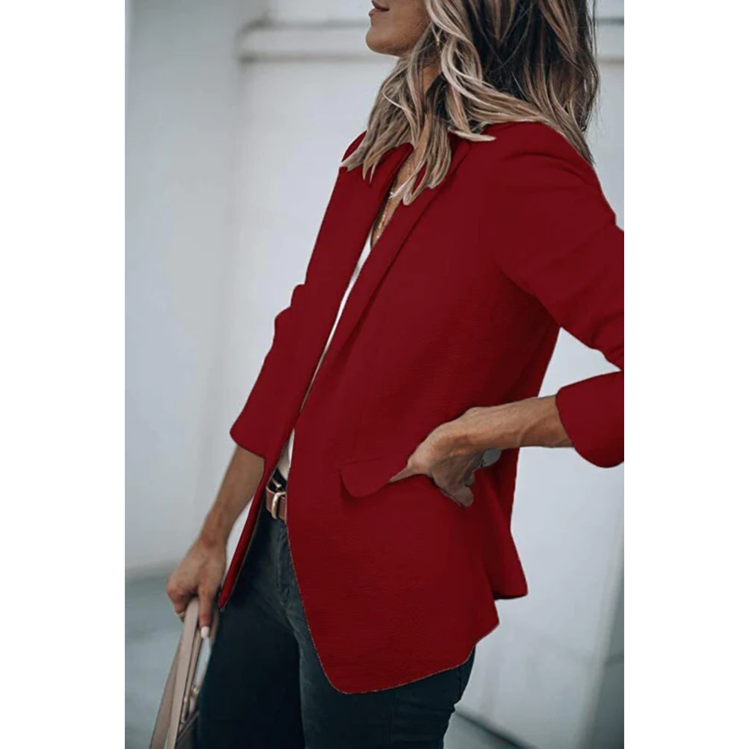 Isabella - Blazer de mujer entallado con solapa