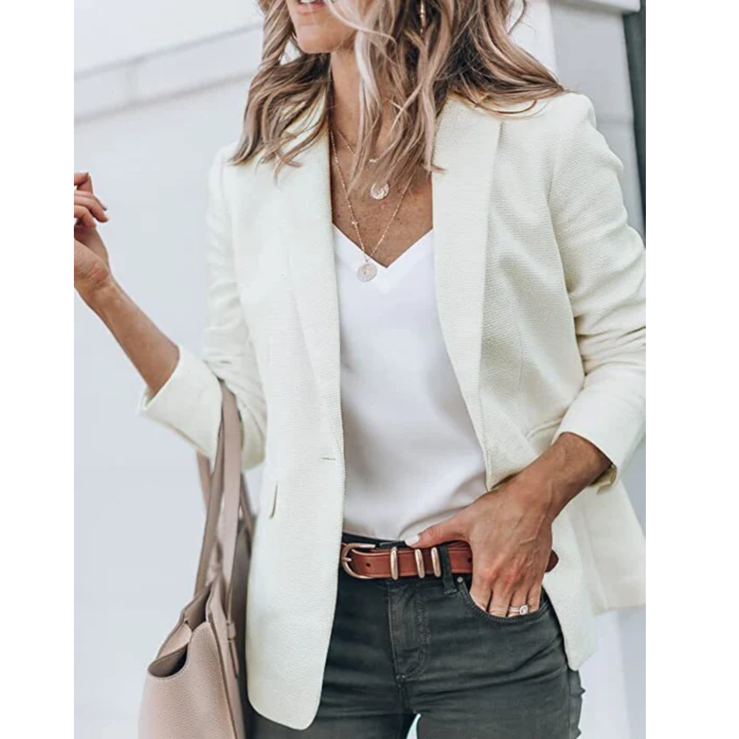 Isabella - Blazer de mujer entallado con solapa