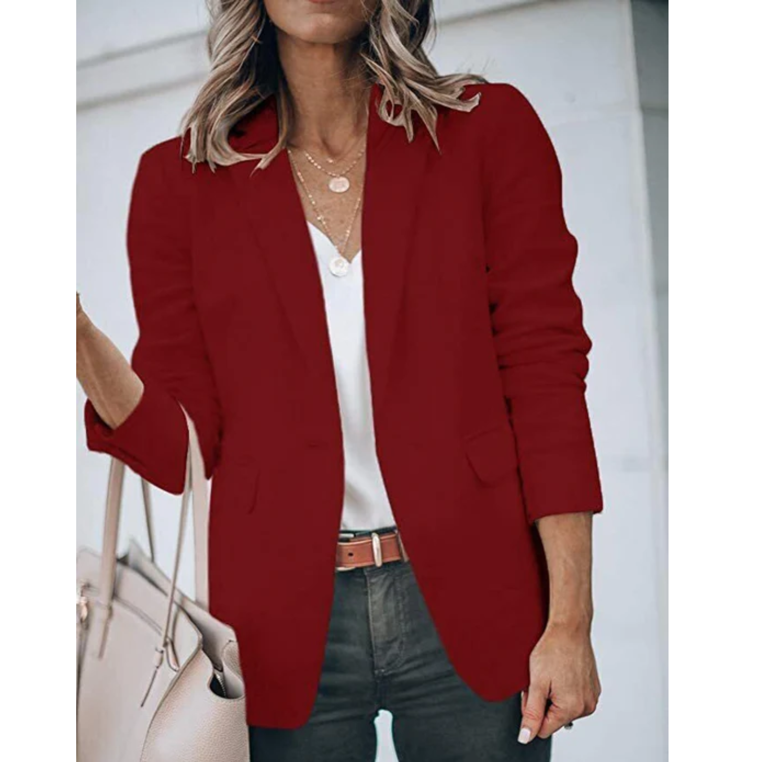 Isabella - Blazer de mujer entallado con solapa