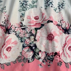Isabella - Chaqueta de lana mujer con capucha y estampado floral