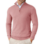 Daniel - Jersey hombre media cremallera casual