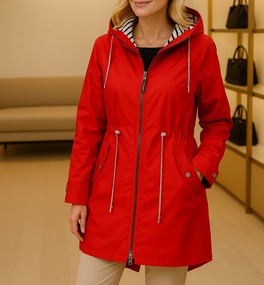 Camila - Chaqueta impermeable para mujer con capucha