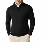 Daniel - Jersey hombre media cremallera casual