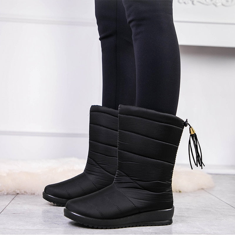 Camila – Botas de invierno acolchadas con forro cálido para mujer