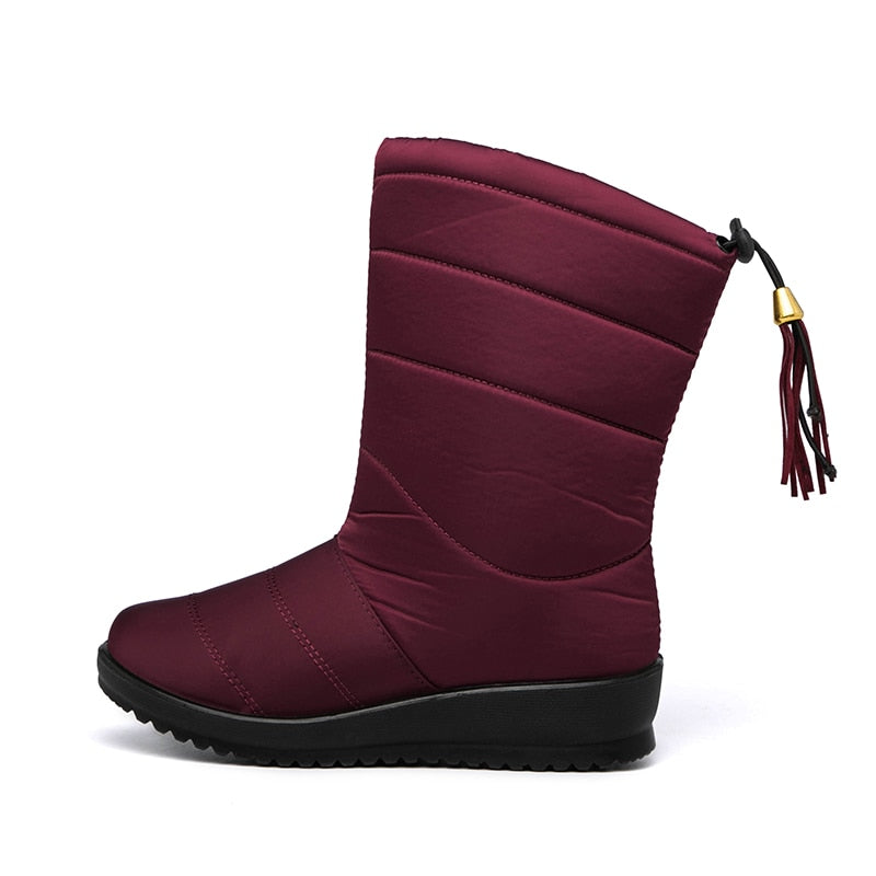 Camila – Botas de invierno acolchadas con forro cálido para mujer