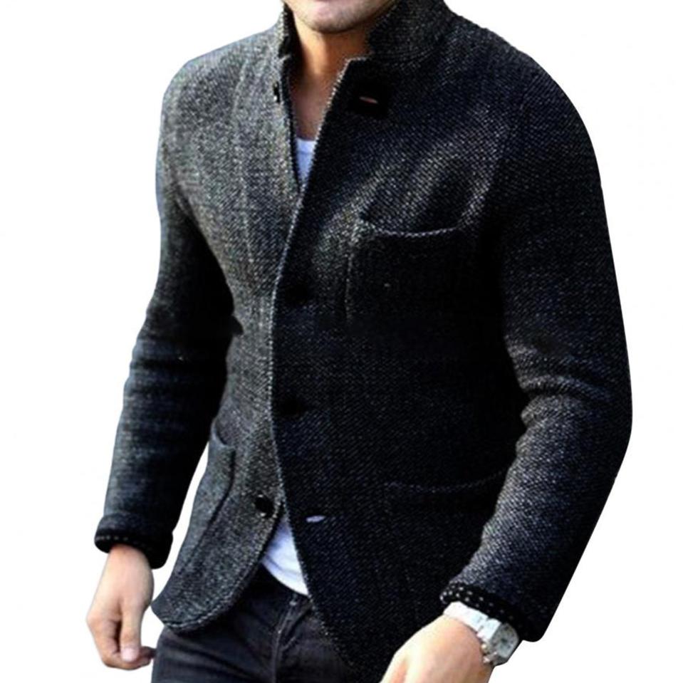 Adrián – Americana de Punto con Cuello Moderno para Hombre