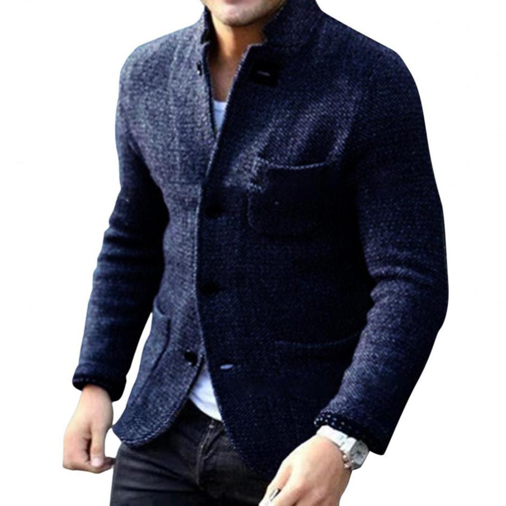 Adrián – Americana de Punto con Cuello Moderno para Hombre