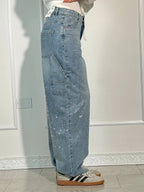 Noa – Jeans Anchos con Brillos para Mujer