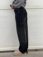 Noa – Jeans Anchos con Brillos para Mujer