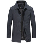 Daniel – Gabardina Clásica de Estilo Urbano para Hombre