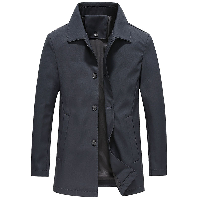 Daniel – Gabardina Clásica de Estilo Urbano para Hombre