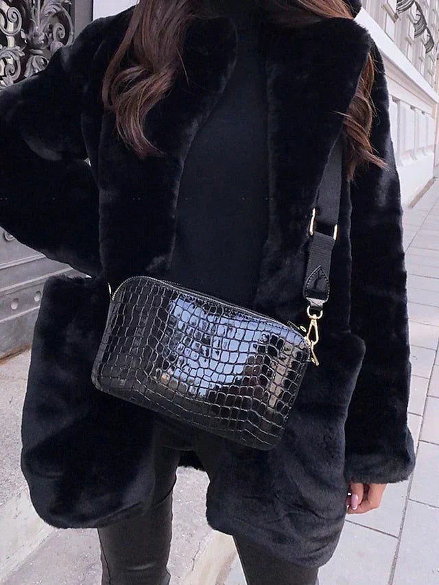 Luna - Chaqueta de mujer en pelo sintético