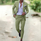 Marco – Traje slim fit de lino para hombre