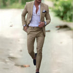 Marco – Traje slim fit de lino para hombre