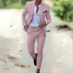 Marco – Traje slim fit de lino para hombre