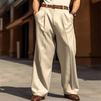 Leon - Pantalones anchos plisados