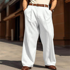 Leon - Pantalones anchos plisados