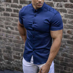 Mateo | Camisa de hombre slim fit de manga corta