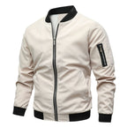 Dario - Chaqueta bomber burdeos para hombre moderna y versátil