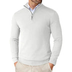 Daniel - Jersey hombre media cremallera casual