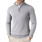 Daniel - Jersey hombre media cremallera casual