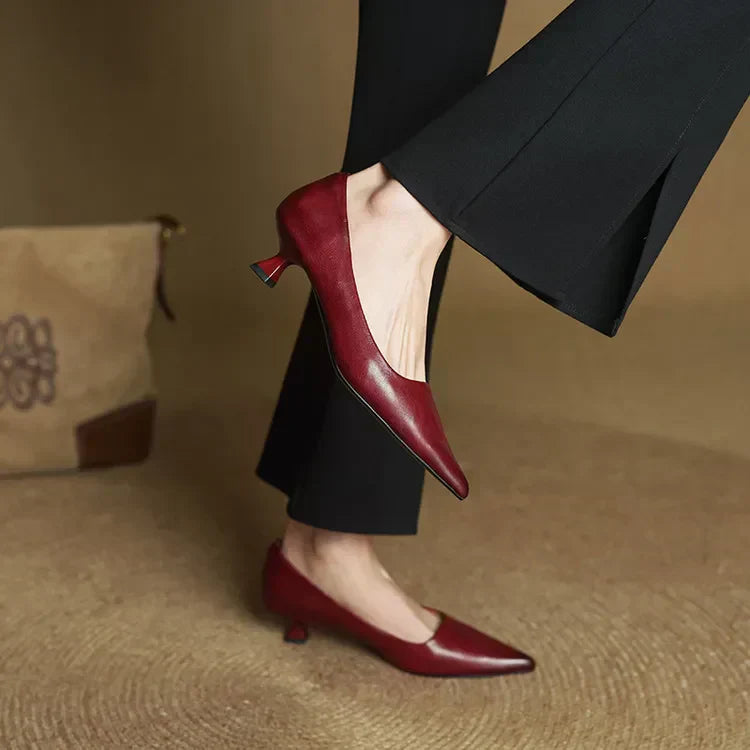 Camila - Zapatos de tacón bajo de mujer
