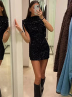 Aida | Elegante mini vestido de lentejuelas para mujeres