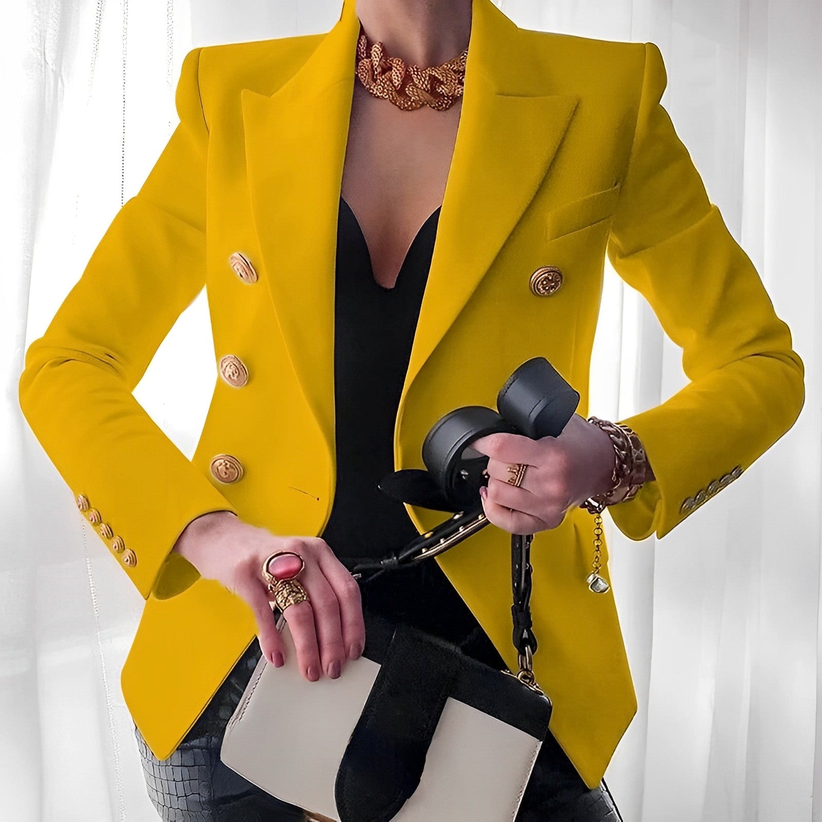 Camila - Blazer elegante entallado mujer